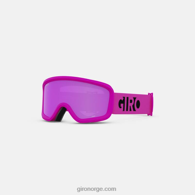 Giro barn chico 2.0 briller R26ZP1512 rosa/svarte blokker