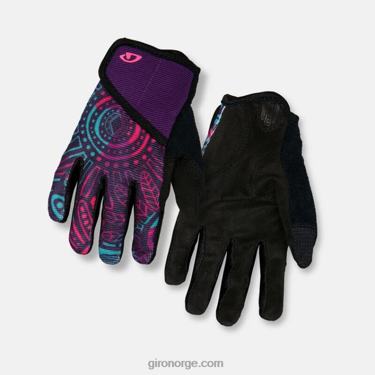Giro barn dnd jr ii hanske R26ZP1446 blomstre