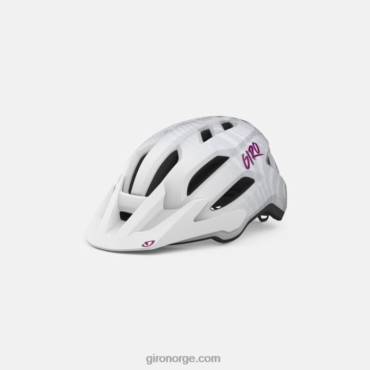Giro barn armatur mips ii ungdomshjelm R26ZP1394 matt hvit/rosa krusning