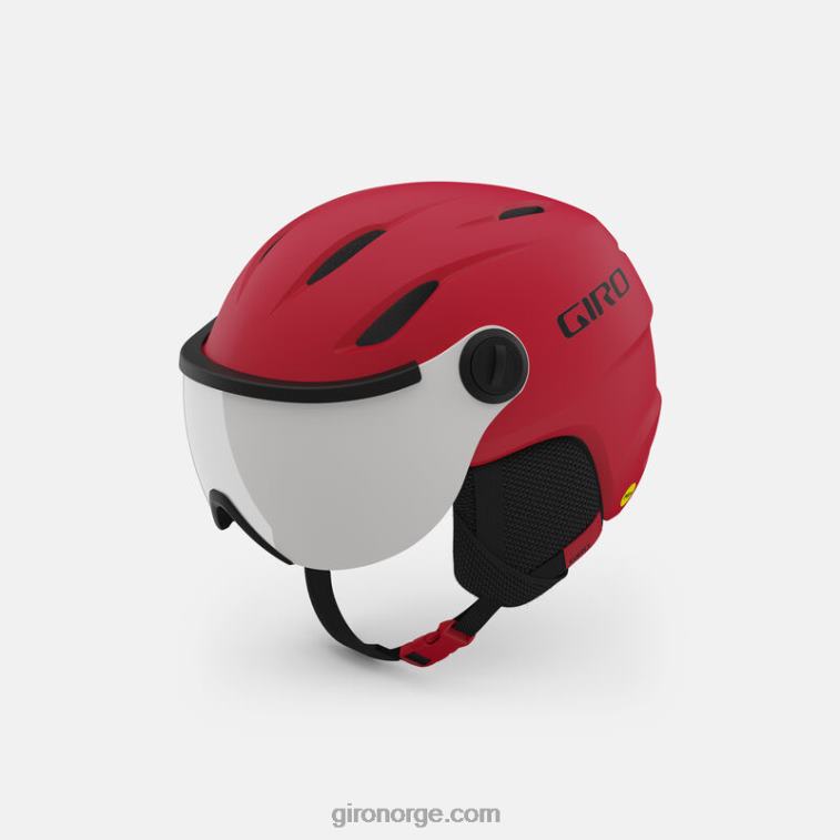 Giro barn buzz mips hjelm R26ZP1529 matt knallrød