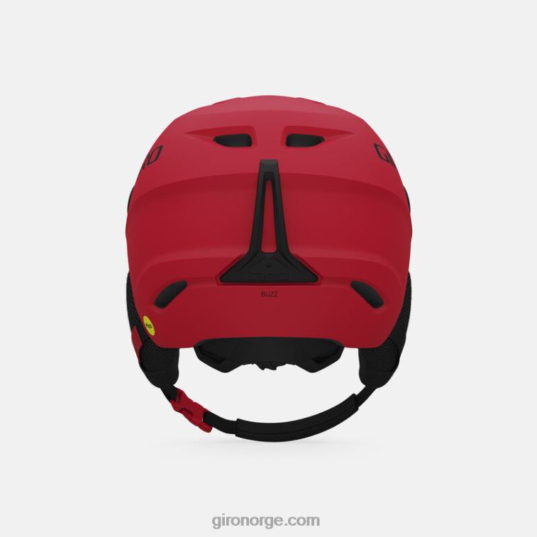 Giro barn buzz mips hjelm R26ZP1529 matt knallrød