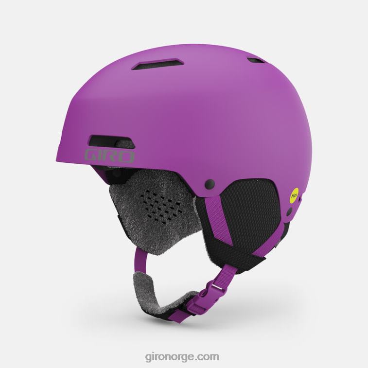 Giro barn crue mips hjelm R26ZP1412 matt bær