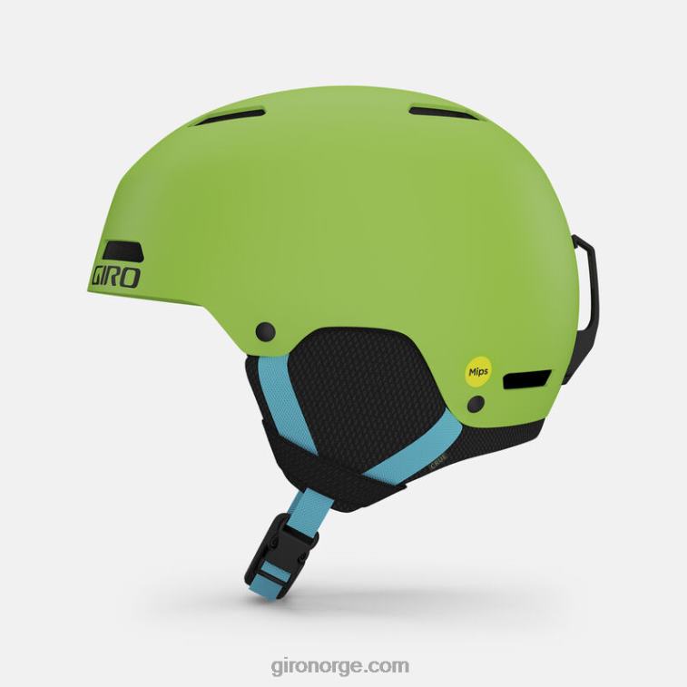 Giro barn crue mips hjelm R26ZP1414 matt lysegrønn