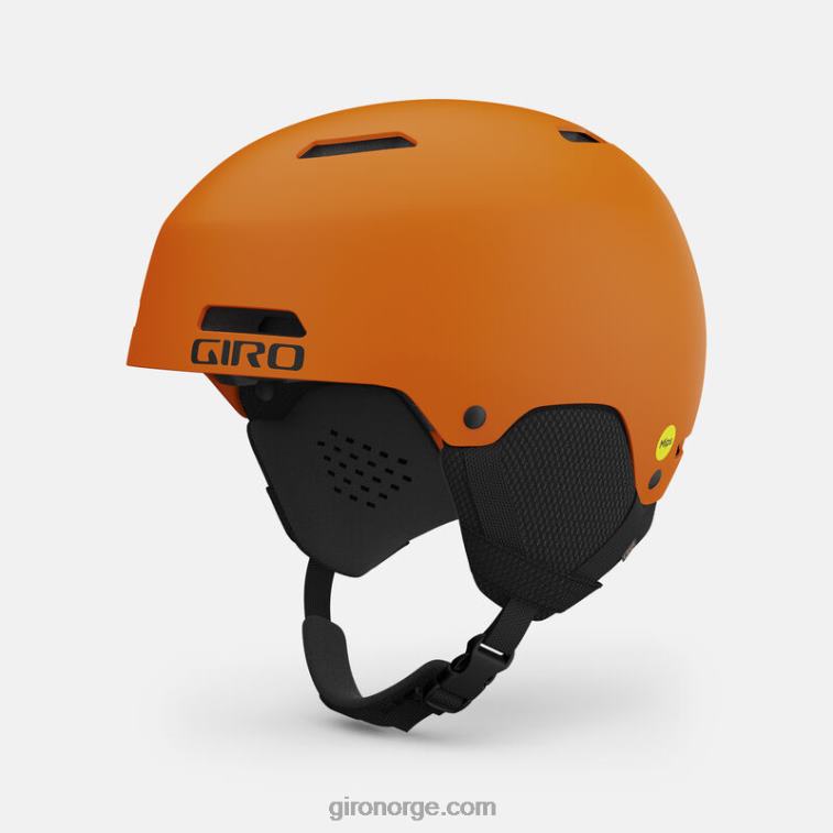 Giro barn crue mips hjelm R26ZP1415 matt lys oransje