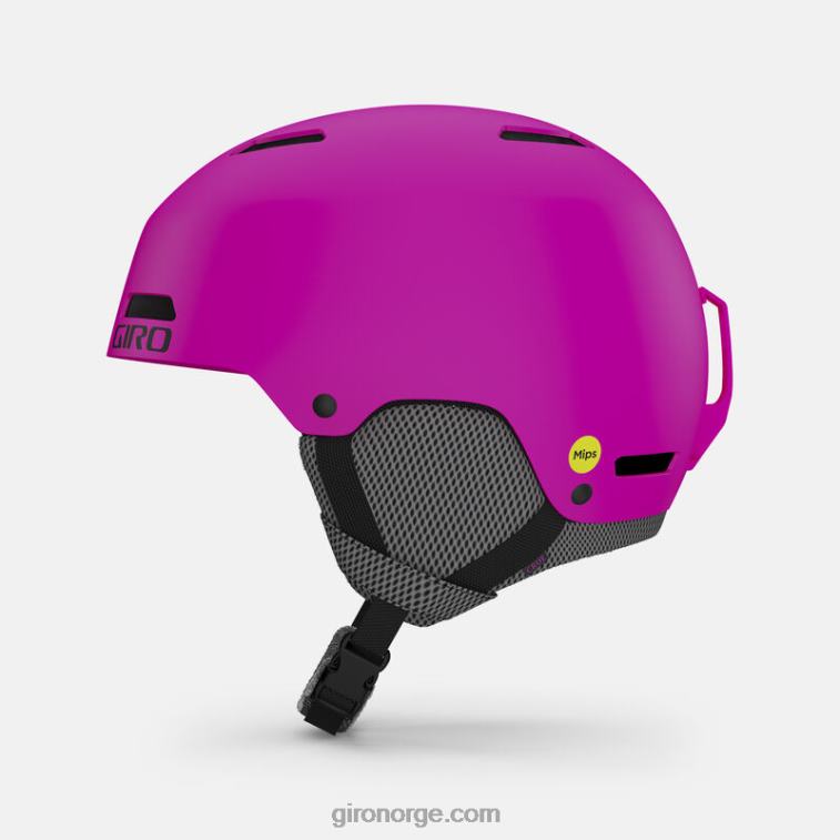 Giro barn crue mips hjelm R26ZP1416 matt lys rosa