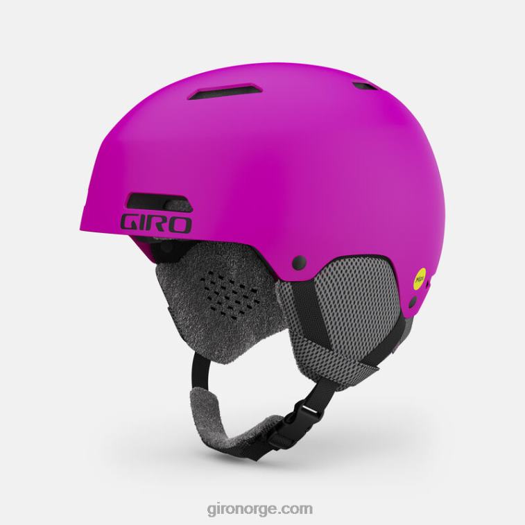Giro barn crue mips hjelm R26ZP1416 matt lys rosa
