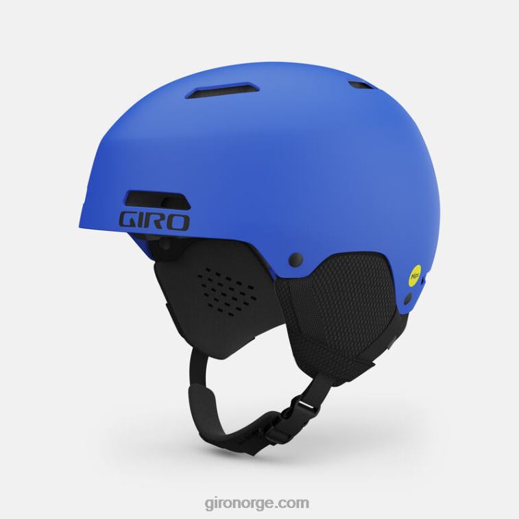 Giro barn crue mips hjelm R26ZP1417 matt kant blå