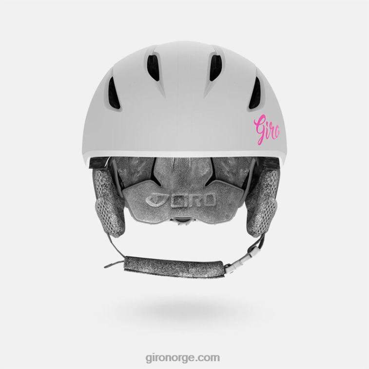 Giro barn lanseringshjelm R26ZP1532 matt hvit