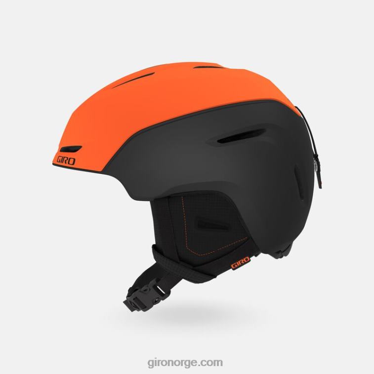 Giro barn neo jr. hjelm R26ZP1476 matt lys oransje/svart