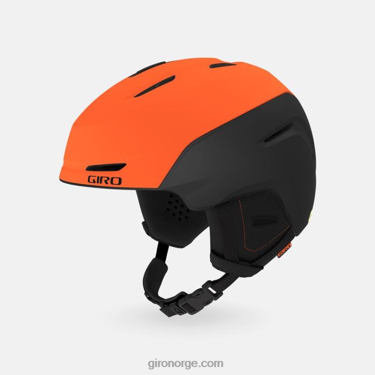 Giro barn neo jr. hjelm R26ZP1476 matt lys oransje/svart