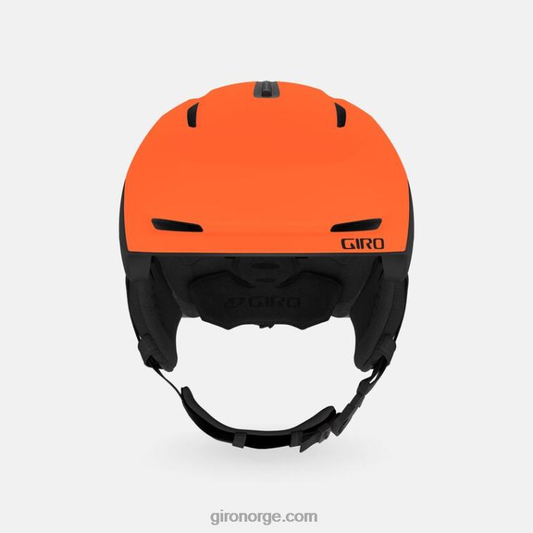 Giro barn neo jr. hjelm R26ZP1476 matt lys oransje/svart