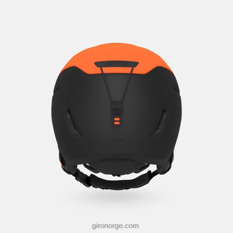 Giro barn neo jr. hjelm R26ZP1476 matt lys oransje/svart