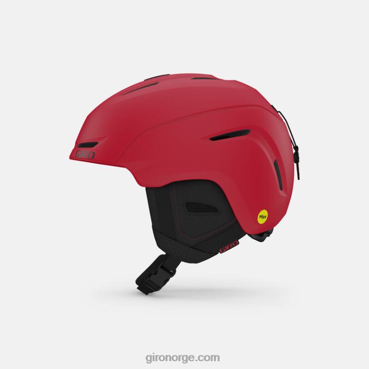 Giro barn neo jr. mips hjelm R26ZP1456 matt knallrød