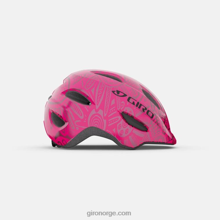 Giro barn scamp hjelm R26ZP1001 knall rosa/perle