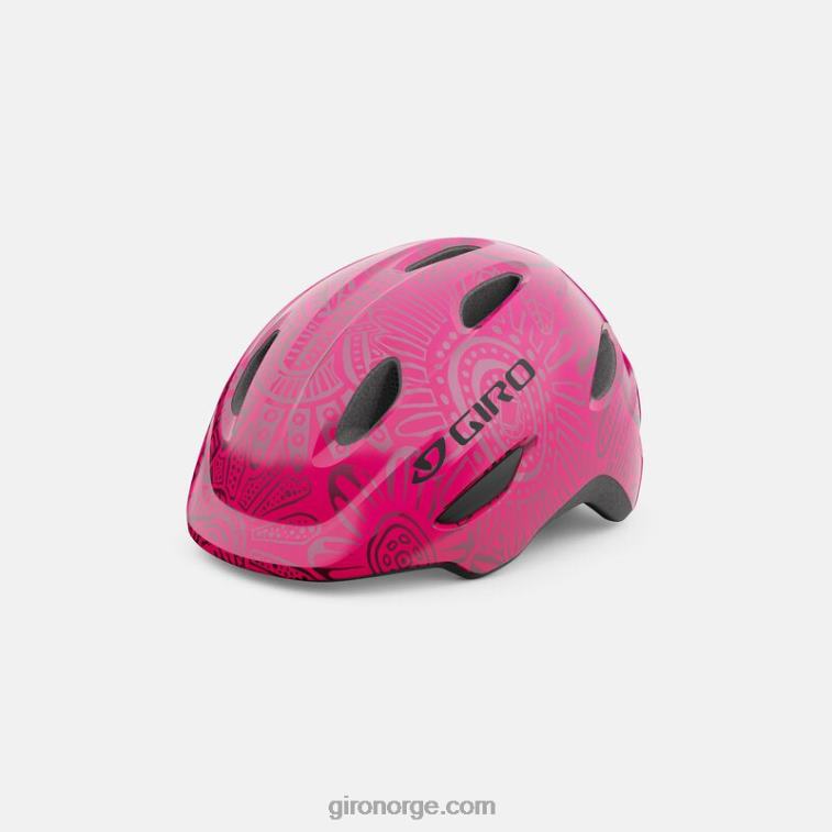 Giro barn scamp mips hjelm R26ZP1490 knall rosa/perle