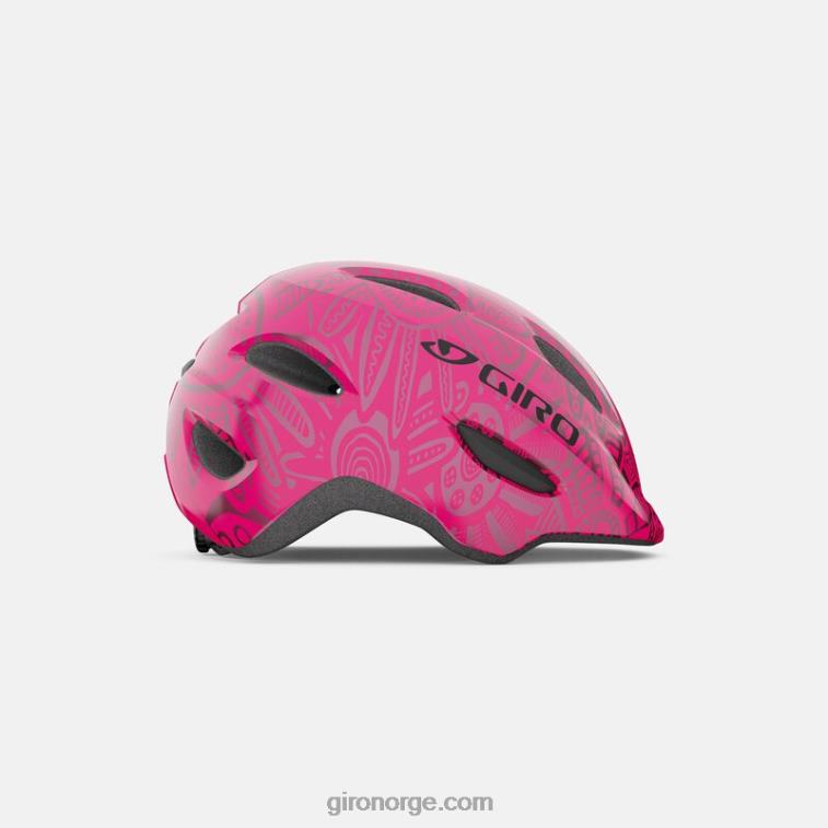 Giro barn scamp mips hjelm R26ZP1490 knall rosa/perle