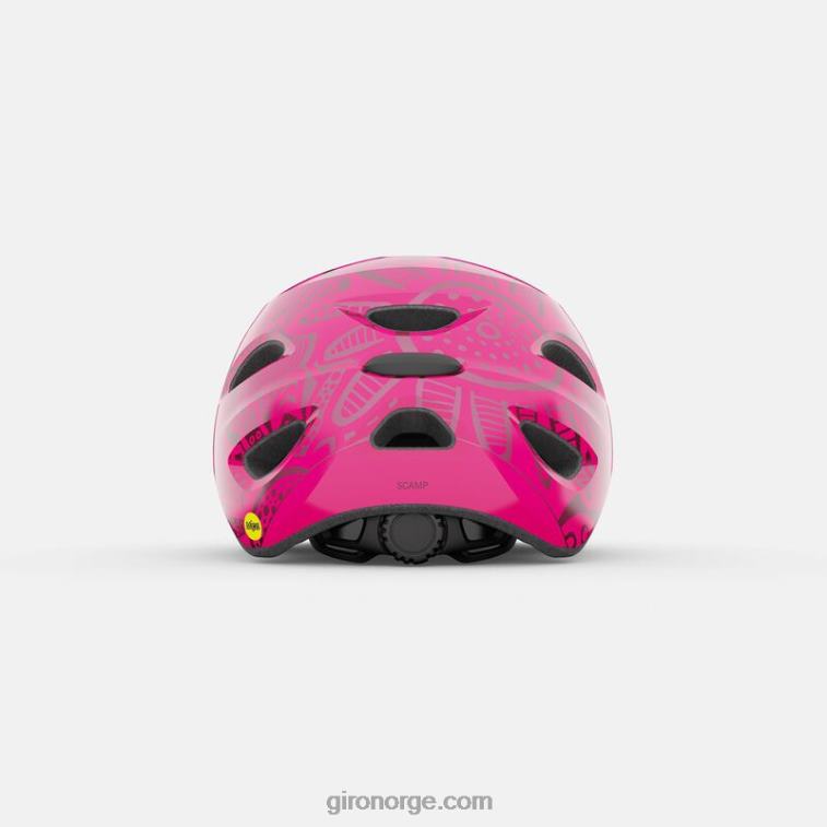 Giro barn scamp mips hjelm R26ZP1490 knall rosa/perle