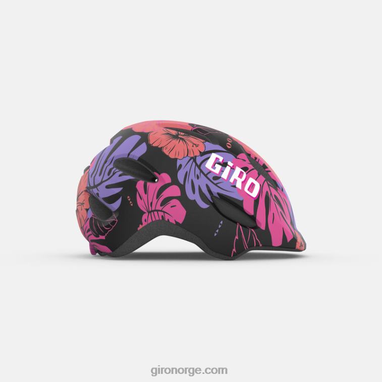 Giro barn scamp mips hjelm R26ZP1495 matt svart floral