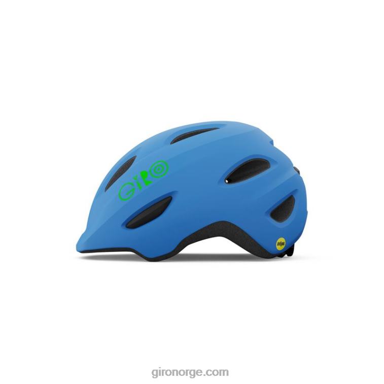 Giro barn scamp mips hjelm R26ZP1496 matt blå/lime