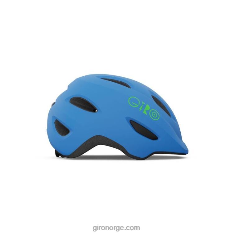 Giro barn scamp mips hjelm R26ZP1496 matt blå/lime
