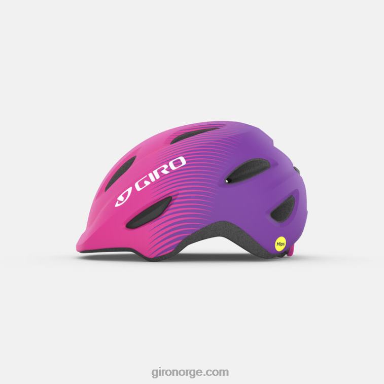 Giro barn scamp mips hjelm R26ZP1497 matt lys rosa/lilla falmer
