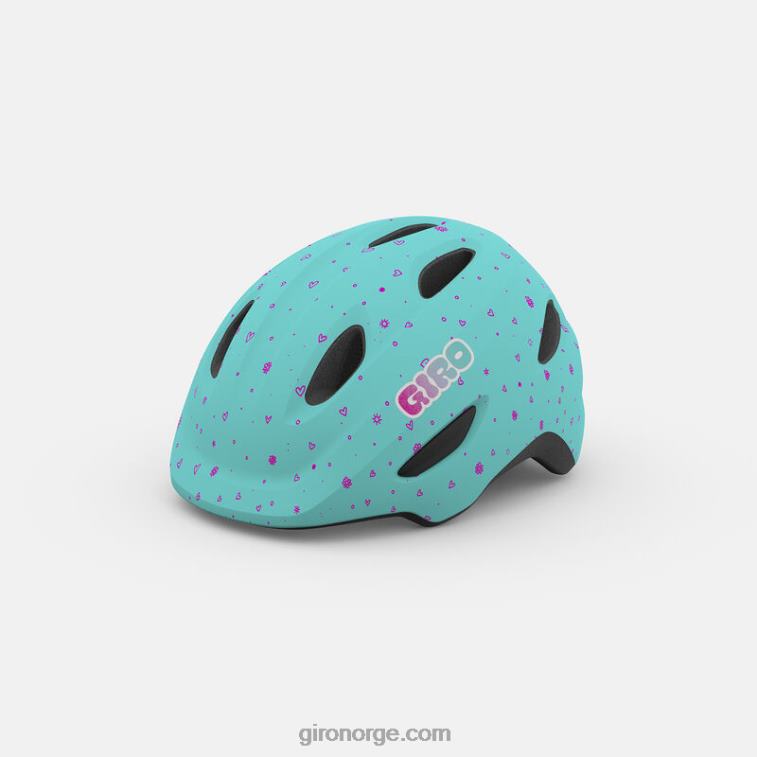 Giro barn scamp mips hjelm R26ZP1499 matt skrikende blågrønn