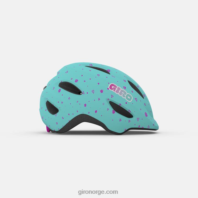 Giro barn scamp mips hjelm R26ZP1499 matt skrikende blågrønn