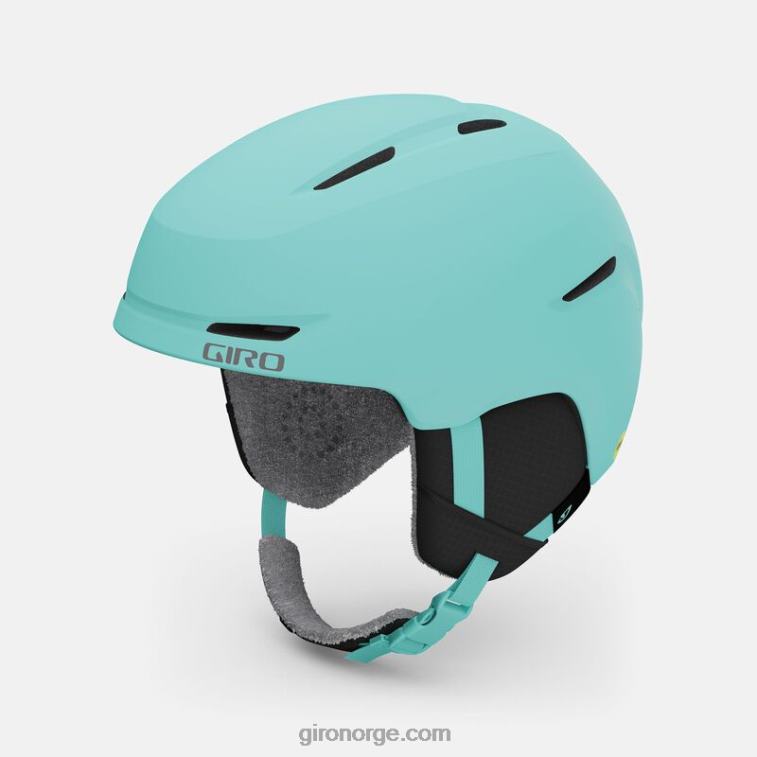Giro barn spur mips hjelm R26ZP1409 matt glasur blå