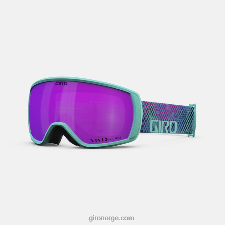 Giro kvinner fasettbriller R26ZP1244 skrikende teal chroma dot