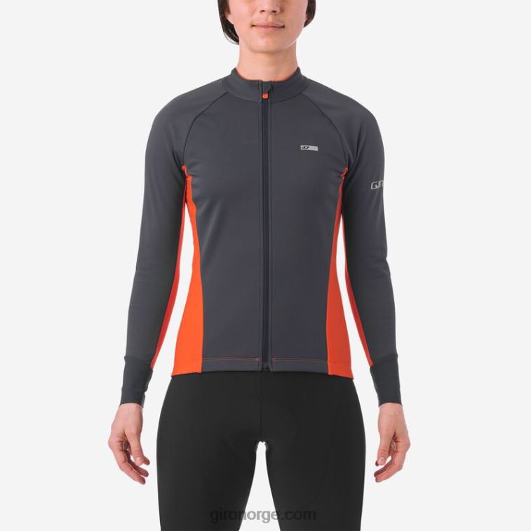 Giro kvinner chrono pro windbloc jersey R26ZP1231 vermillion