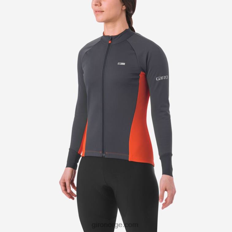 Giro kvinner chrono pro windbloc jersey R26ZP1231 vermillion