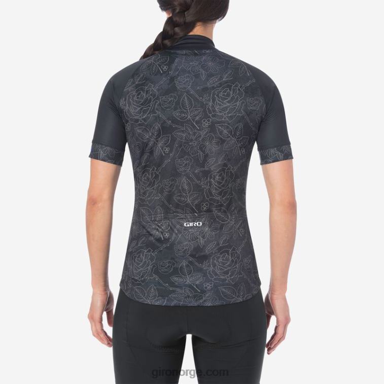 Giro kvinner chrono sportstrøye R26ZP1233 svart floral