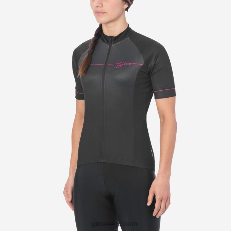 Giro kvinner chrono sportstrøye R26ZP1234 svart flyt
