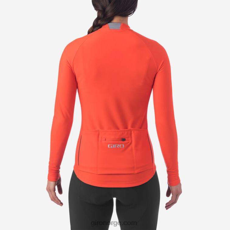 Giro kvinner chrono termisk ls jersey R26ZP1249 vermillion