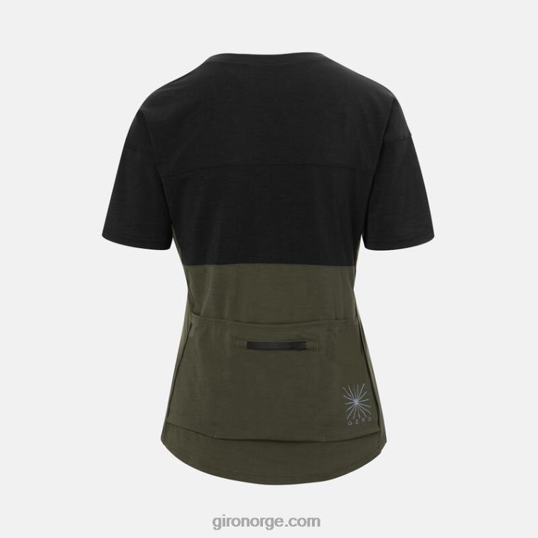 Giro kvinner kjøre jersey R26ZP1120 svart/stigrønn