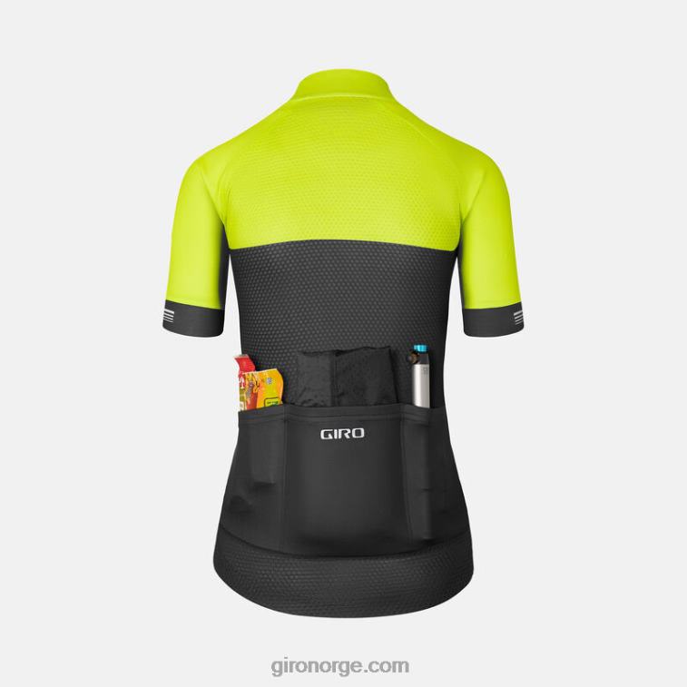 Giro kvinner krono jersey R26ZP1101 sitron/svart