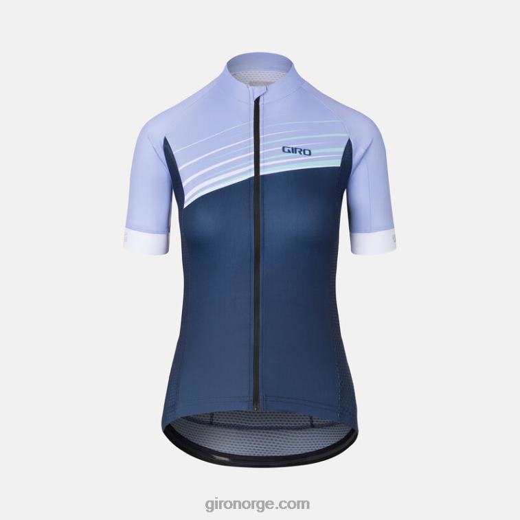 Giro kvinner krono jersey R26ZP1102 lavendel/midnatt stripe