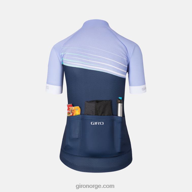 Giro kvinner krono jersey R26ZP1102 lavendel/midnatt stripe