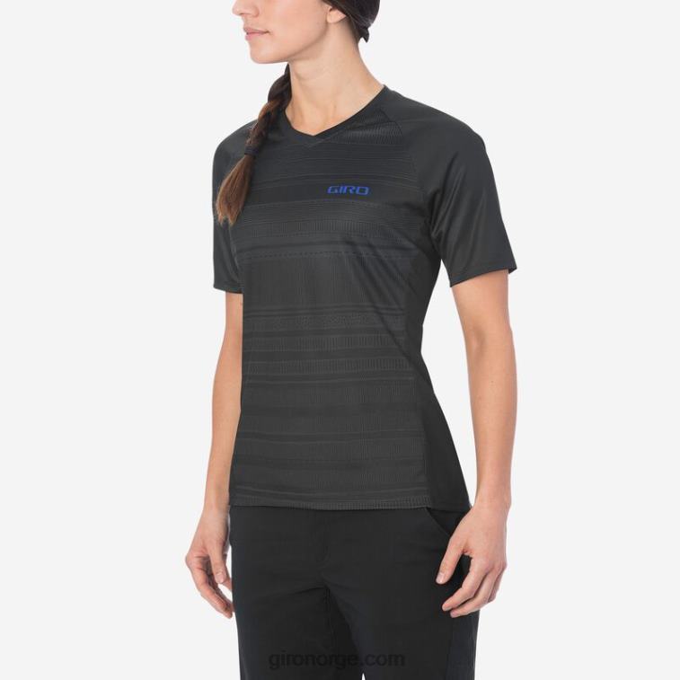 Giro kvinner roust jersey R26ZP1296 svarte linjer