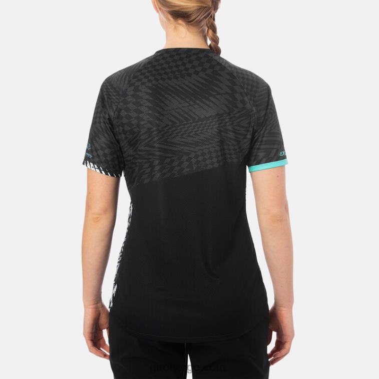 Giro kvinner roust jersey R26ZP1298 svart yasuda