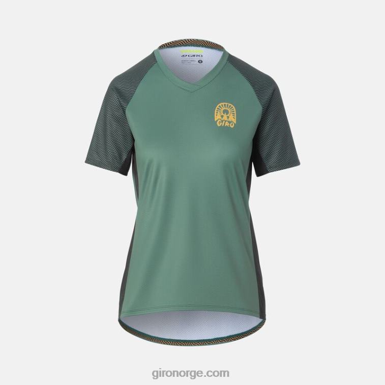 Giro kvinner roust jersey R26ZP1300 grå grønn bølget