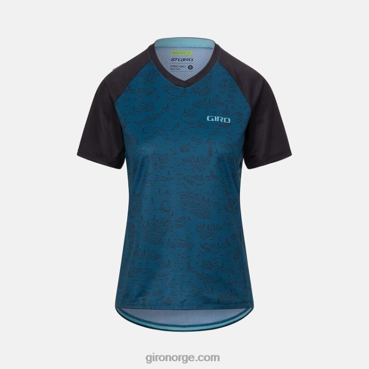 Giro kvinner roust jersey R26ZP1302 havna blåfjell