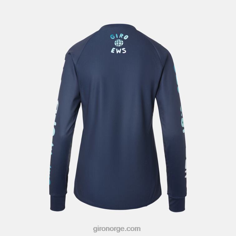 Giro kvinner roust ls jersey R26ZP1270 midnattsblå ews