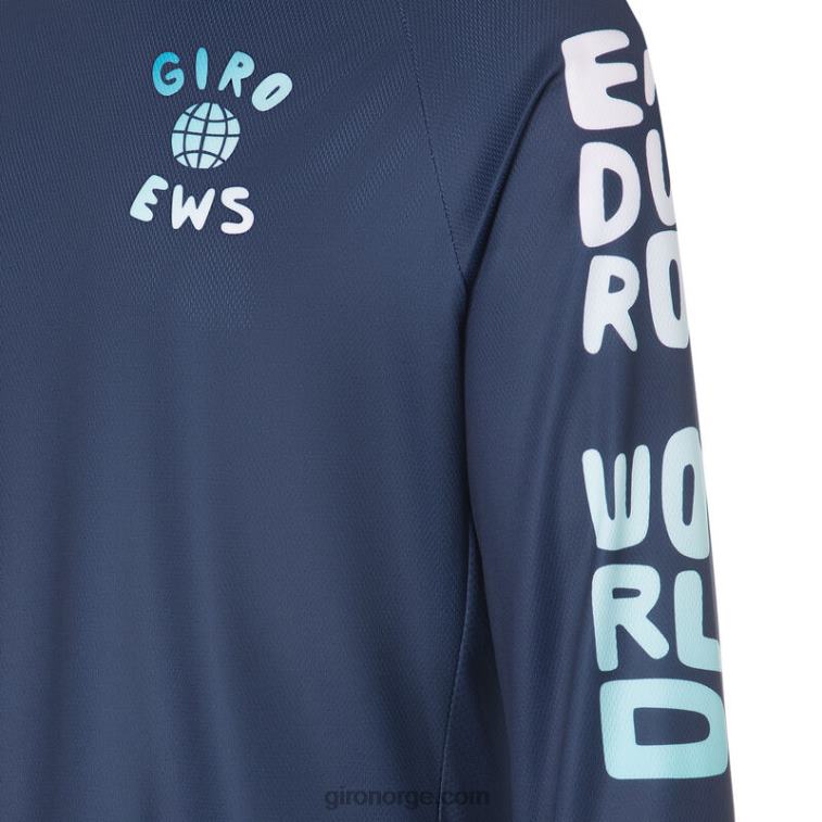 Giro kvinner roust ls jersey R26ZP1270 midnattsblå ews