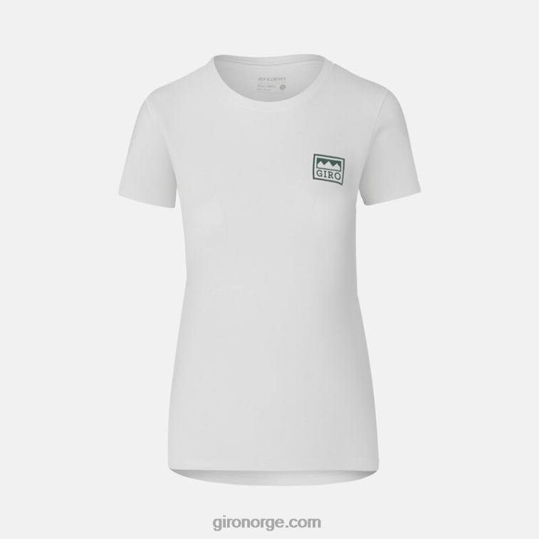 Giro kvinner tech tee - kortermet R26ZP1359 hvite alper