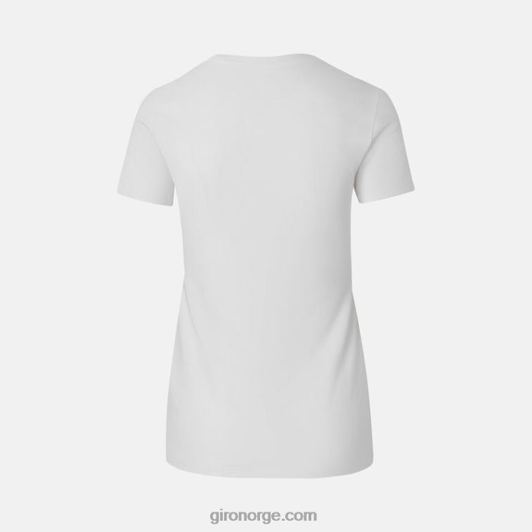 Giro kvinner tech tee - kortermet R26ZP1359 hvite alper