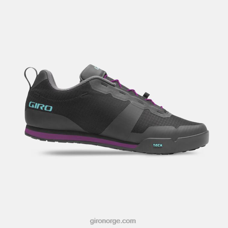 Giro kvinner tracker fastlace sko R26ZP509 svart/throwback lilla