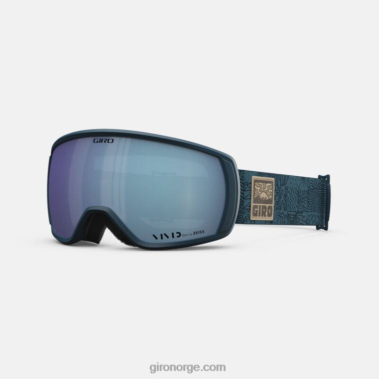 Giro menn balansebrille R26ZP648 havn blått eventyrnett