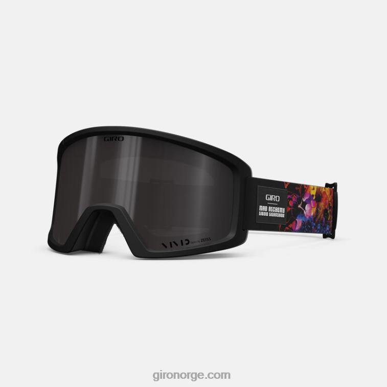 Giro menn goggle R26ZP1075 sort/oransje flytende lys