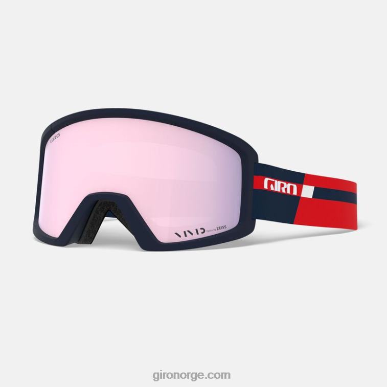 Giro menn goggle R26ZP1078 rød midnattspall